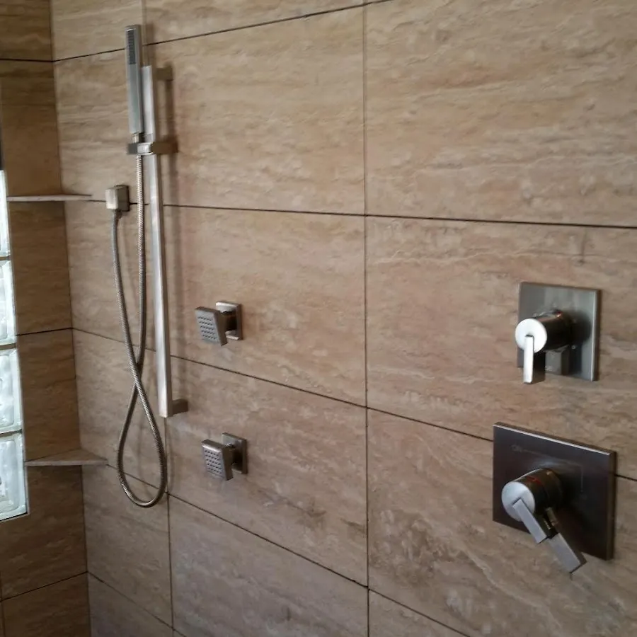 Shower fixture installation for Water Heater Replacement in Palermo